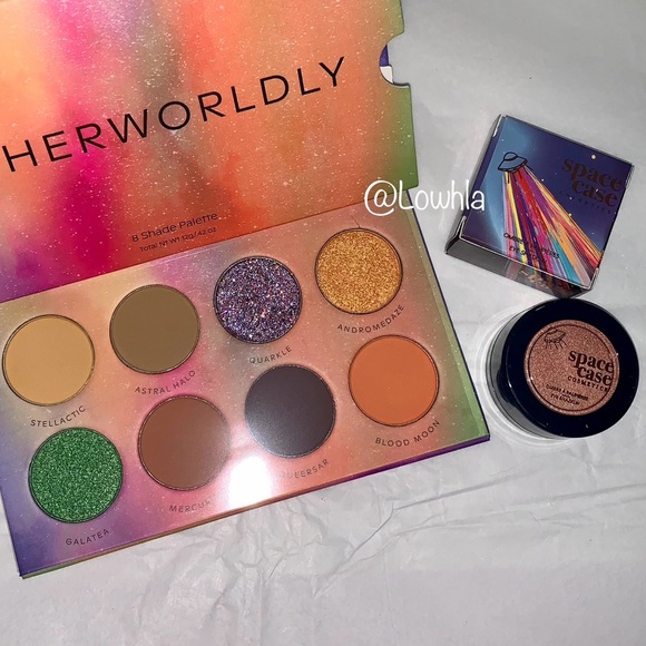 we areFLUIDE® Otherworldly Palette & Space Case Cosmetics® single shadow Bundle - Picture 4 of 5